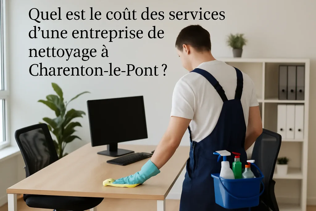 Équipe professionnelle nettoyant un appartement à Charenton-le-Pont, avec des équipements modernes.